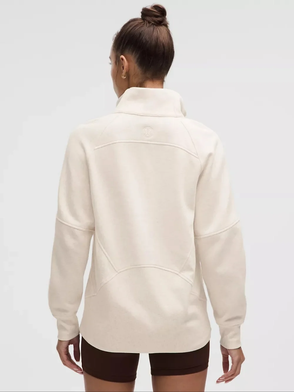 lululemon athletica Cream Half‑Zip Sweatshirt Hoodie - Picture 2 of 3